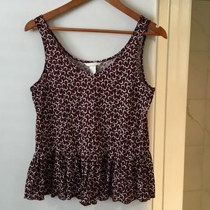 H&M dark red tank