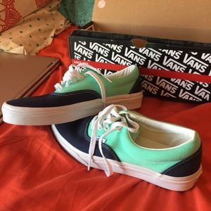 (Golden Coast) Dress Blue vans.