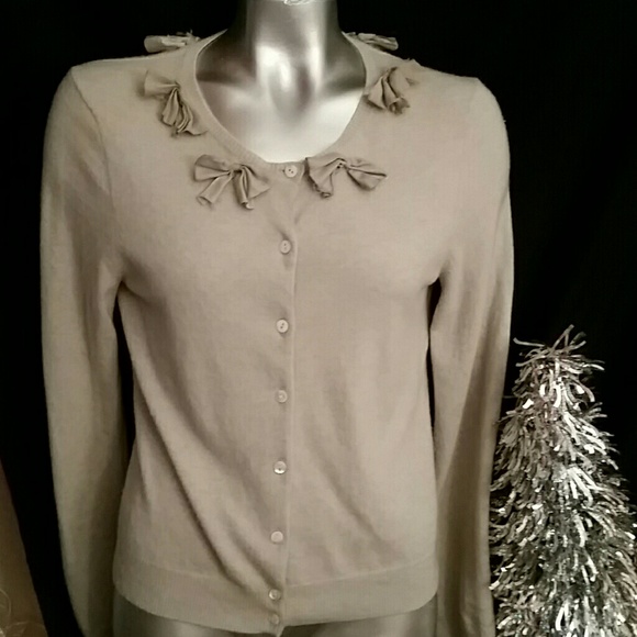 J Crew wool and cashmere cardigan medium