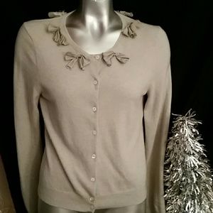 J Crew wool and cashmere cardigan medium