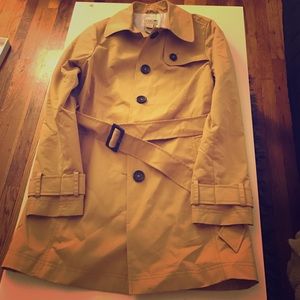 Khaki LL Bean trench coat (never worn)