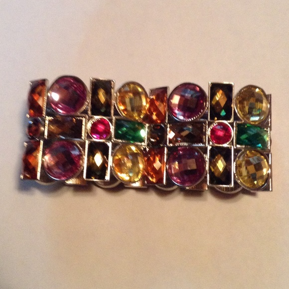 NWOT Multicolored Stretch Bracelet 7"-8" wrist - Picture 2 of 4