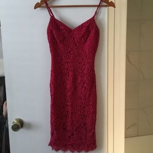 This LuLu's pink lace dress