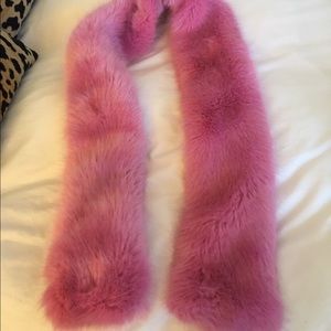 NEW without tags.Pink faux fur jcrew stole