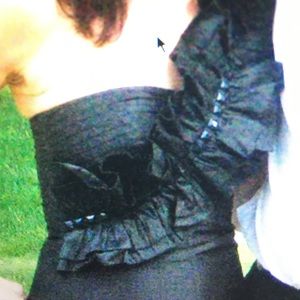 Black silk Plenty Tracy Reese cocktail dress