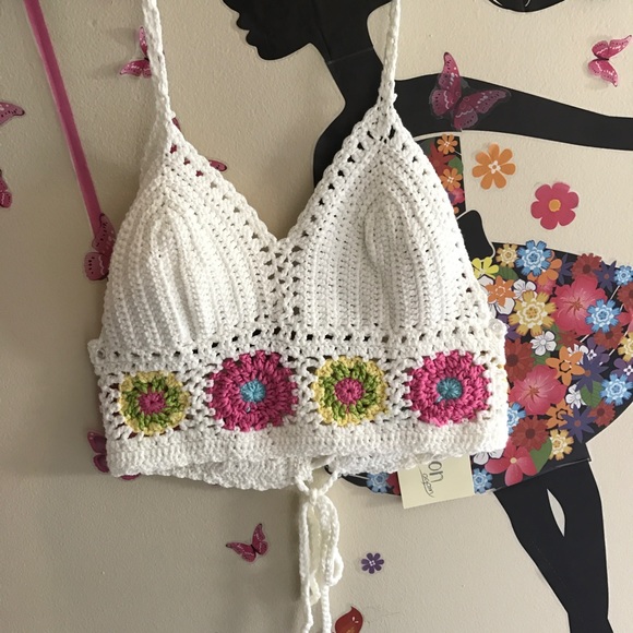 Knitted beautiful crop top