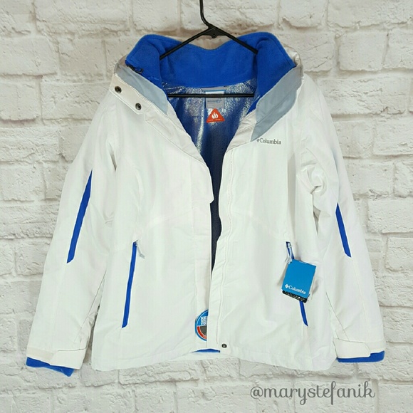 Columbia Jackets & Blazers - 🆕 NWT Columbia Interchange White & Blue size L