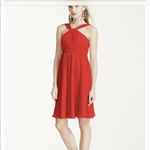 David's Bridal bridesmaid dress