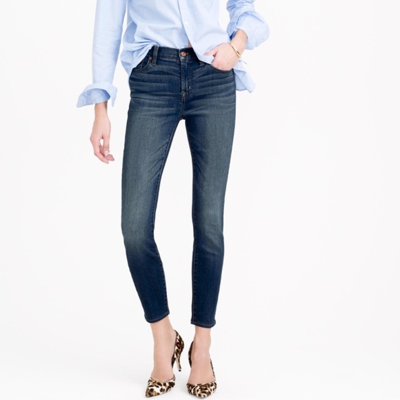 J. Crew Toothpick Ankle Jeans
