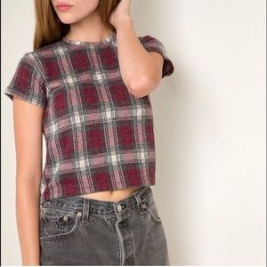 SALE Brandy Melville Sammy plaid top