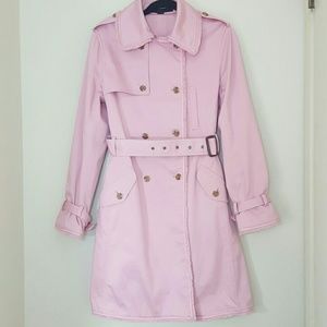 Blush Pink Trench Coat