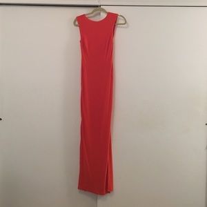 Orange Asos fitted dress