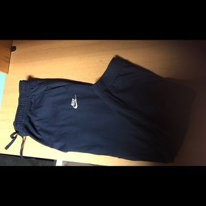 Navy blue Nike joggers