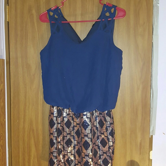 Love Reign sequined bottom dress