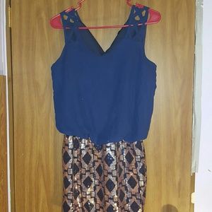 Love Reign sequined bottom dress