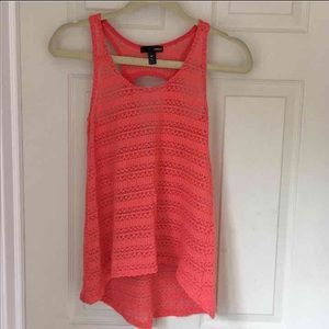 Aqua Brand Coral Knit Tank