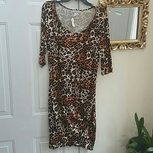 Leopard Print Dress