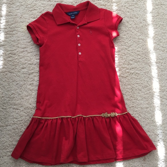 Girl's Ralph Lauren Red Tunic