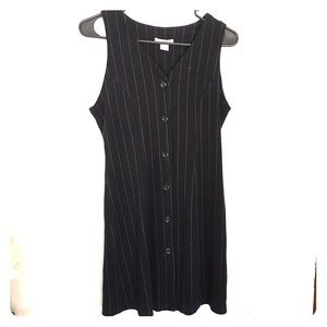 Sleeveless button dress