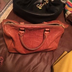Leather handbag