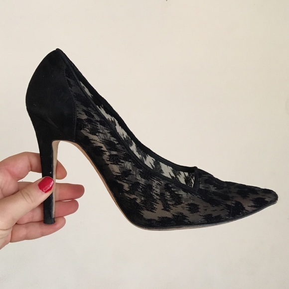 Kate Spade Printed Heels Velvet - Picture 2 of 4