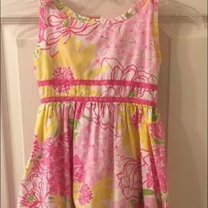lilly pulitzer Floral Girls Dress. Size 6