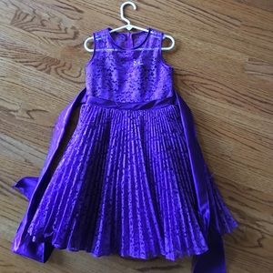 Purple evening dress sz 6