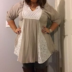 Lace tunic