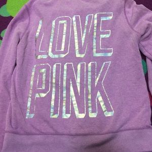 Purple VS Zipper hoodie