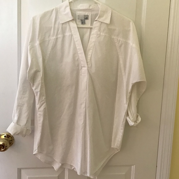 Nordstrom White Painters Shirt