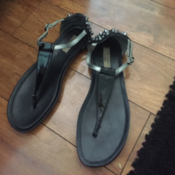 Cute studded sandals!