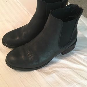 Windsor Smith genuine leather black Chelsea boots