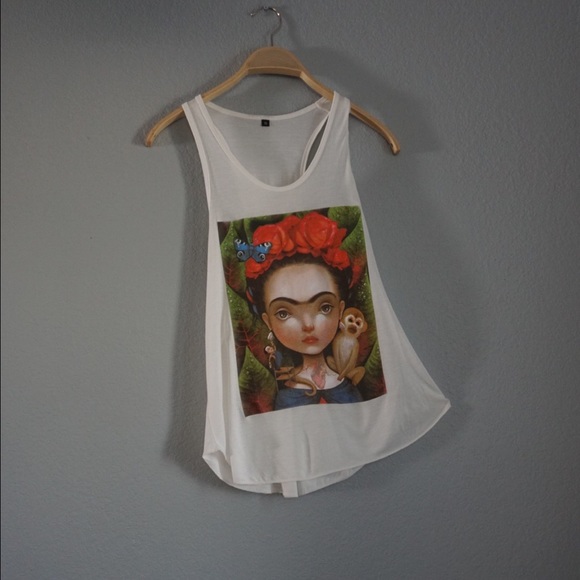 Frida Kahlo Racer Back Tank