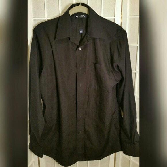 Black button down shirt - Picture 1 of 4