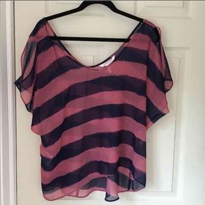 BCBGeneration Striped Top
