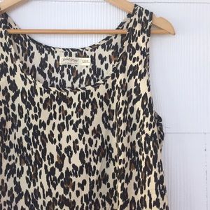 🌱SPRING🌱Faded Glory Animal Print Shell