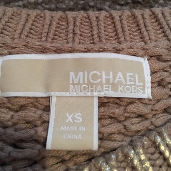 Michael kors gold sweater - Picture 2 of 4