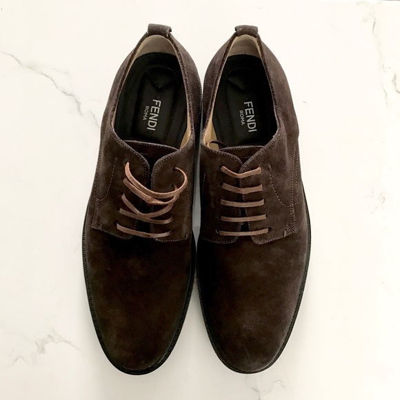 Brand New Fendi suede oxfords