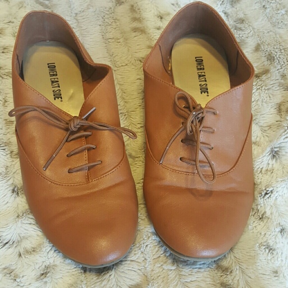 Lower East Side Tan Oxfords