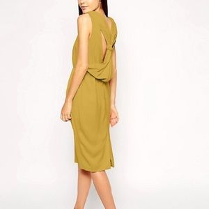 ASOS origami bow back dress