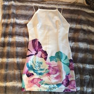 Floral mini dress