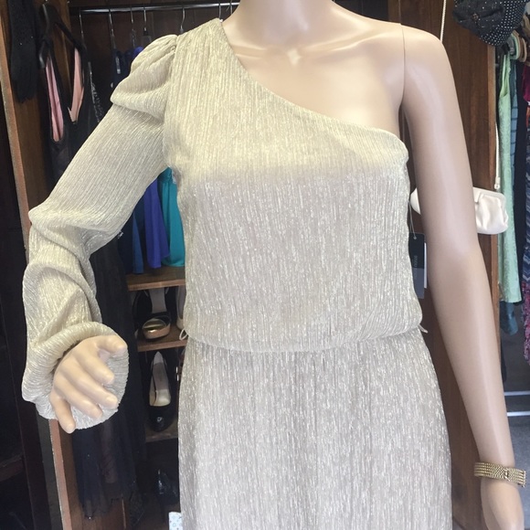 Metallic Cocktail Dress - Picture 2 of 3