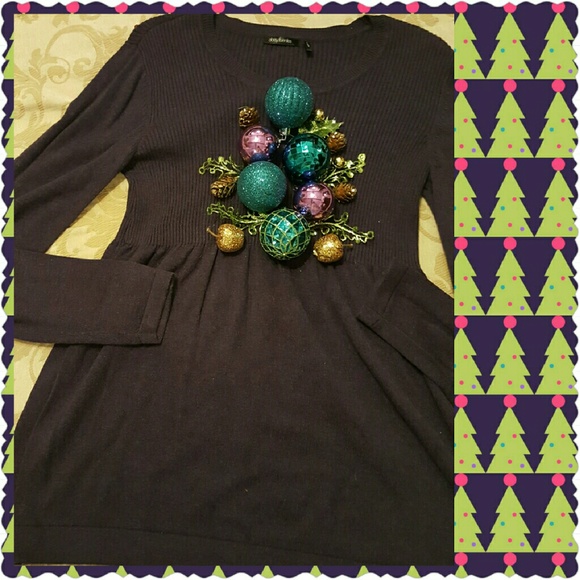 Holiday Sweater with Embellishments LAST CALL