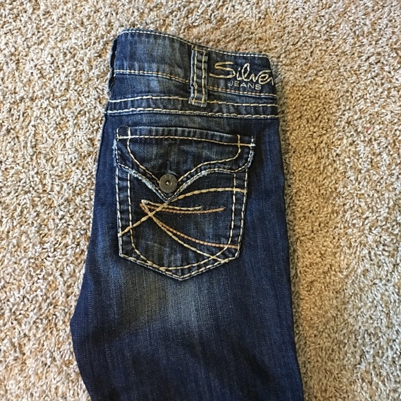 Silver capris size 30