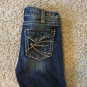 Silver capris size 30