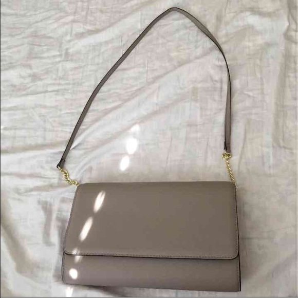 H&M light gray purse