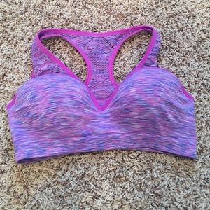 PINK workout sports bra