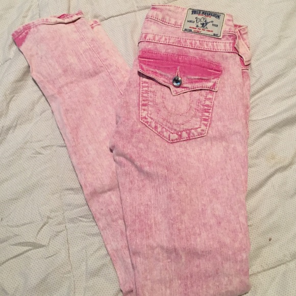 True religion acid wash jeans