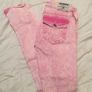 True religion acid wash jeans