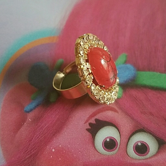 Faux Jasper Pave Crystal Three Pc Jewelry Set NWT - Picture 3 of 4